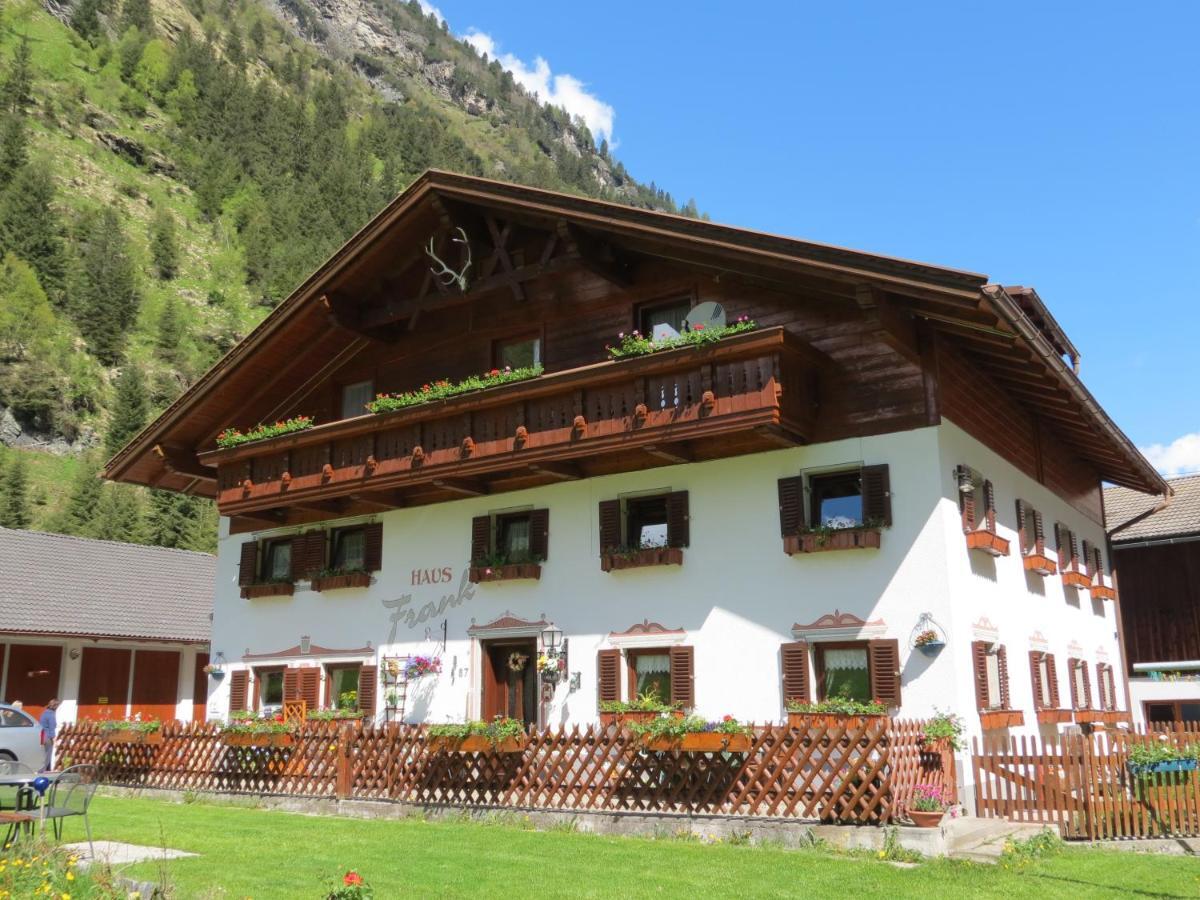 Appartamento Haus Frank Pitztal Sankt Leonhard im Pitztal Esterno foto